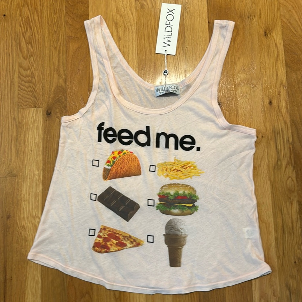 NEW Wildfox Tank Top - Picture 1 of 3